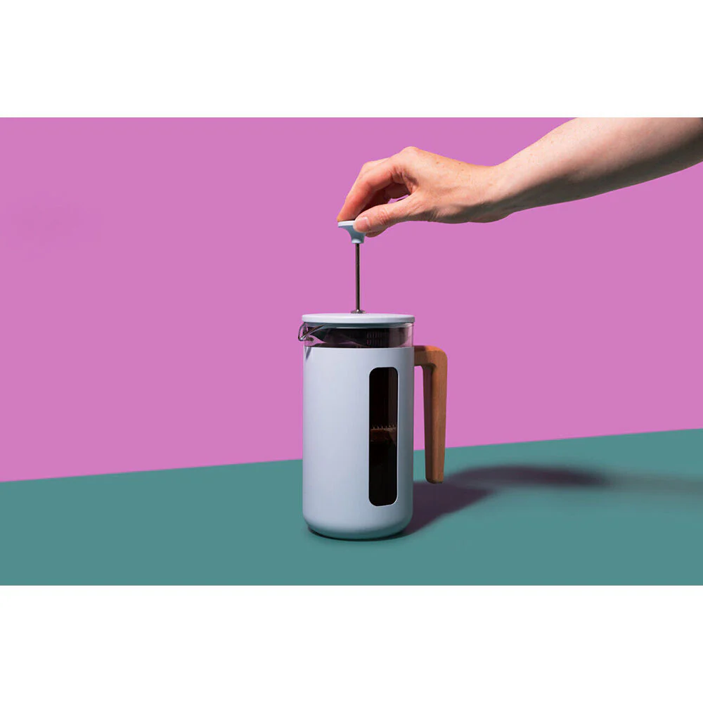 La Cafetiere Pisa 8-Cup Stainless Steel Coffee Press (Sky Blue) - Image 9