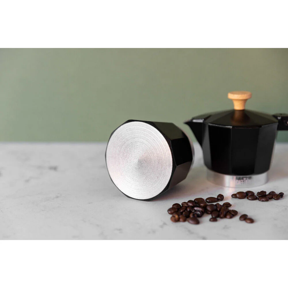 La Cafetiere Venice 3-Cup 150ml Espresso Maker Aluminum Coffee Pot (Black) - Image 3