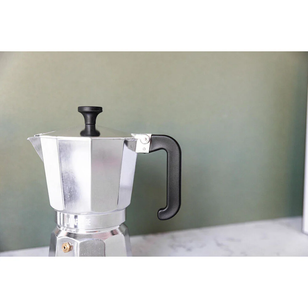 La Cafetiere Venice 6-Cup 290ml Espresso Maker Aluminum Coffee Pot (Silver) - Image 2