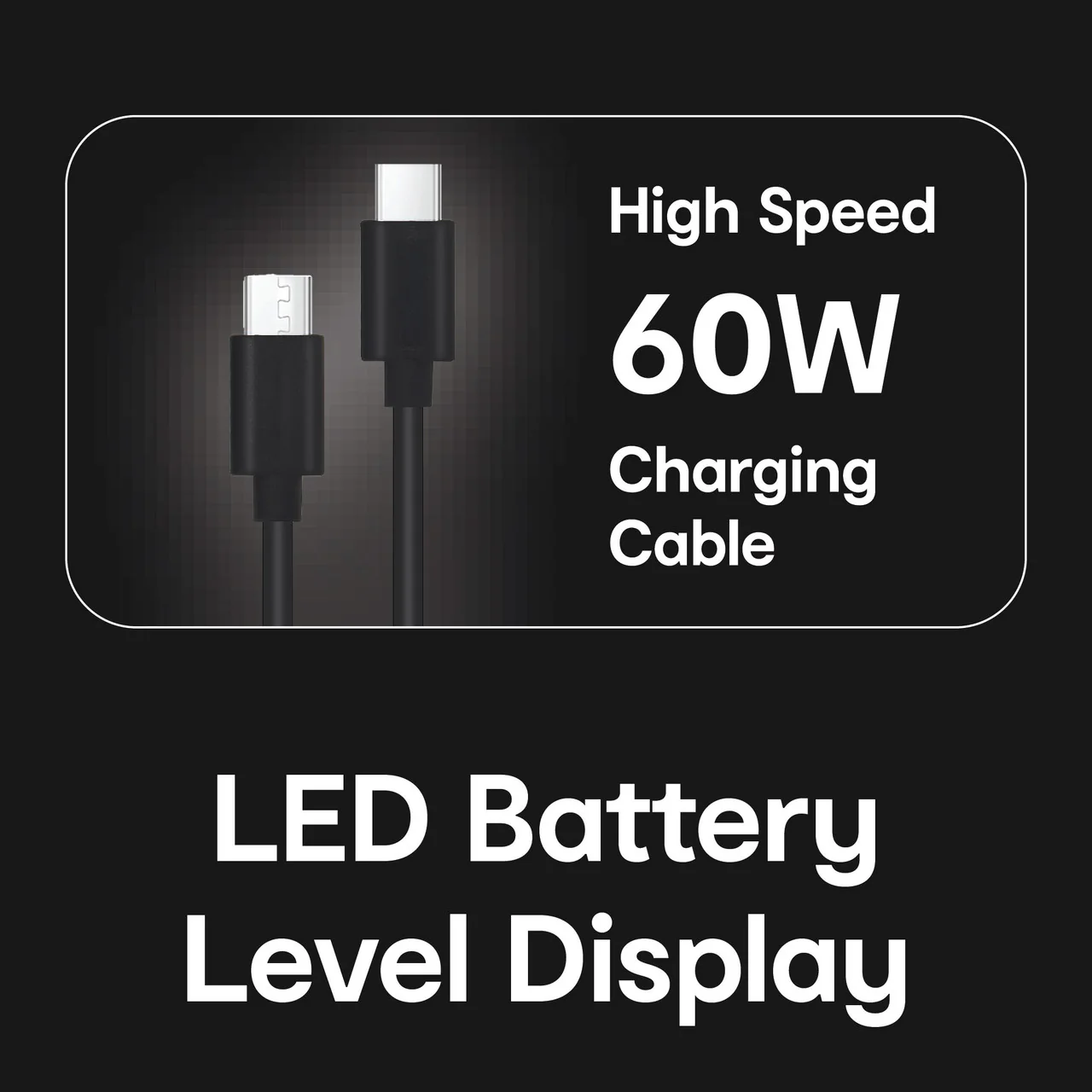 Laser 30000mAh LiFePO4 45W Power Bank with Built-In Cables (Black) - Image 4