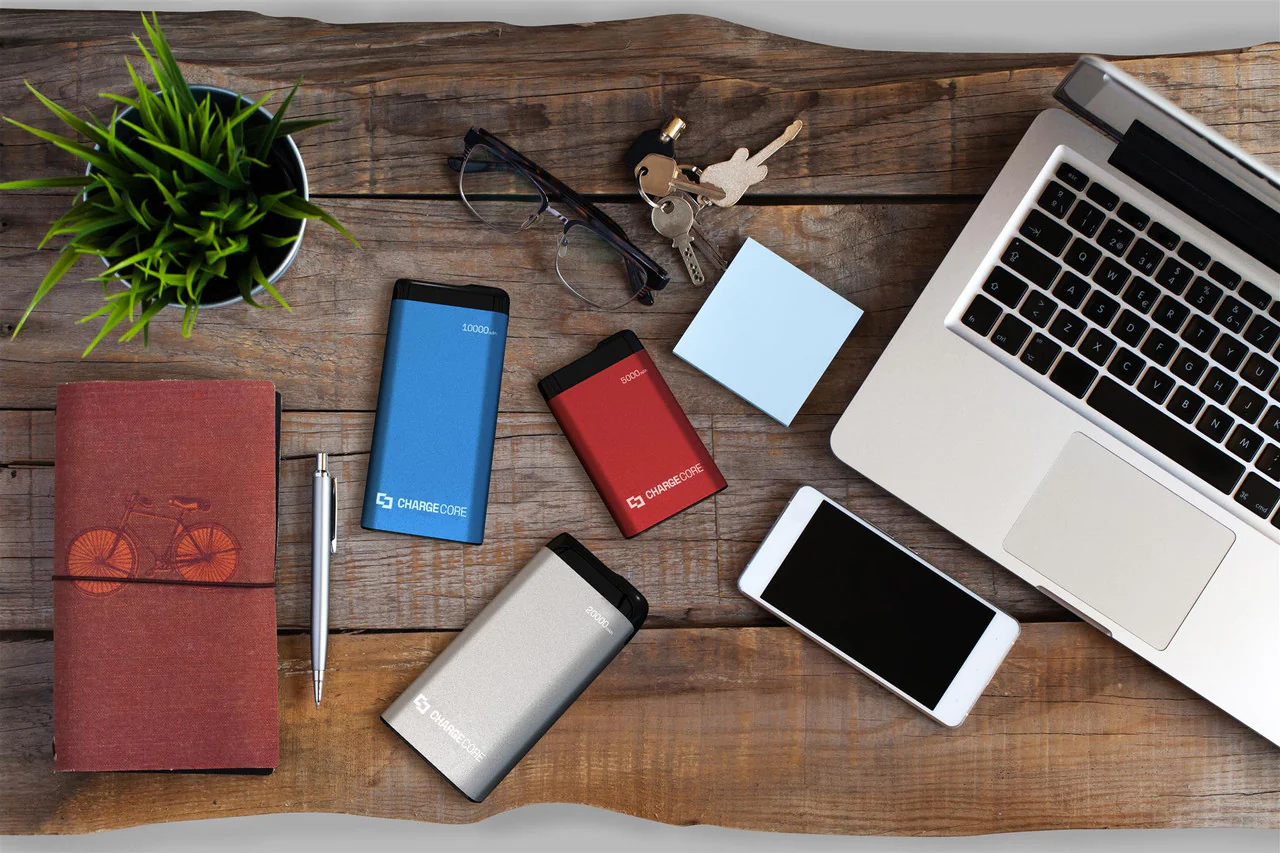 Laser 5000mAh Power Bank with LED (Red) - Image 5