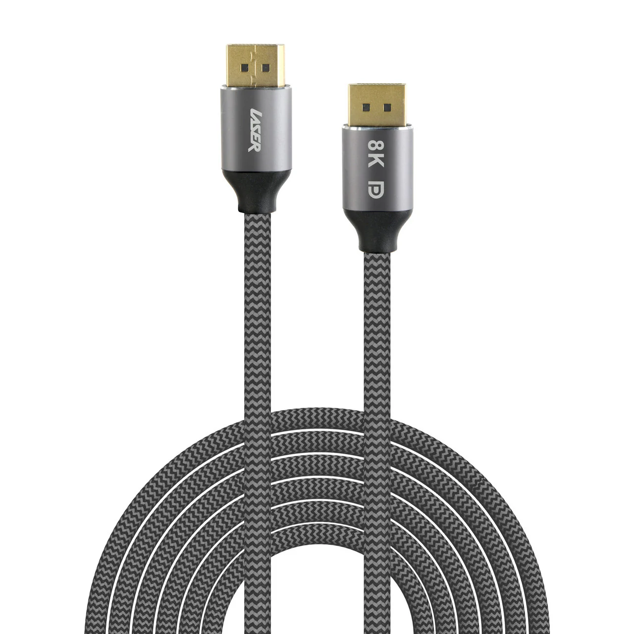 Laser 8K DisplayPort to DisplayPort Cable 2m (Grey) - Image 6