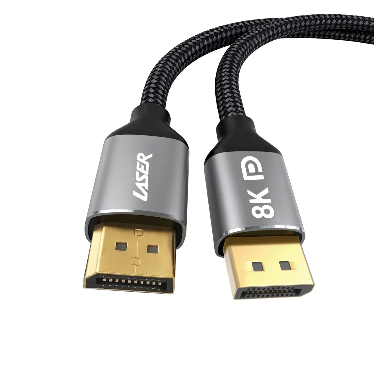Laser 8K DisplayPort to DisplayPort Cable 2m (Grey) - Image 8