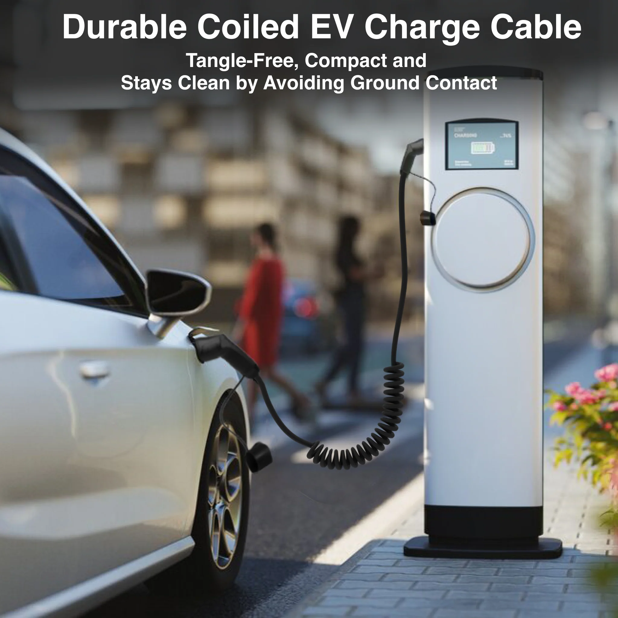 Laser EV Charging Cable Type 2 to Type 2 22kW (Black) - Image 2