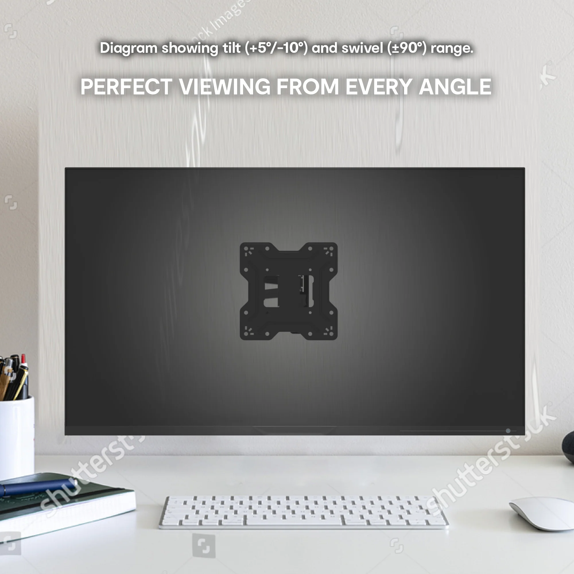 Laser Full Motion TV Wall Mount for 23-42 Inch TVs - Image 6