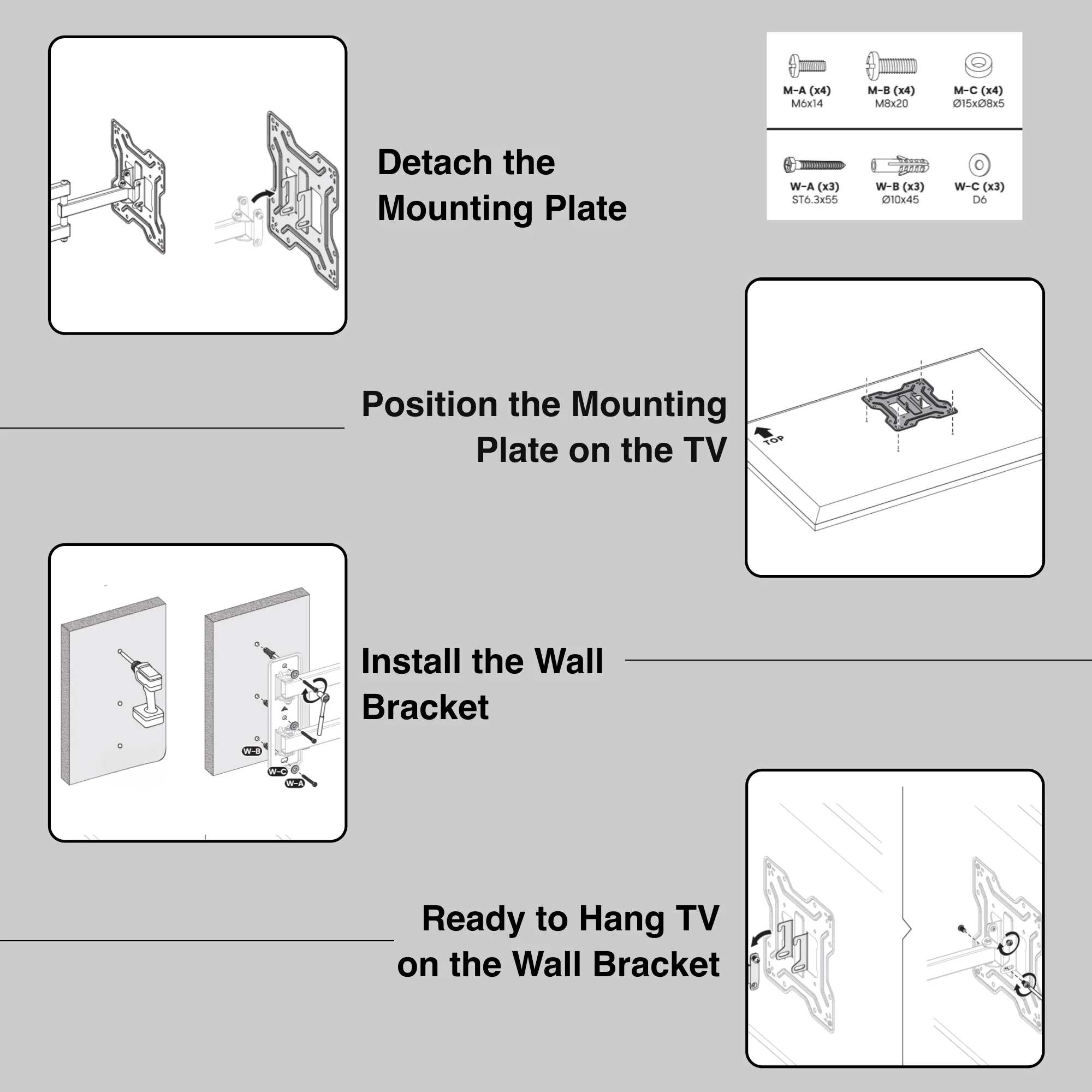 Laser Full Motion TV Wall Mount for 23-42 Inch TVs - Image 8