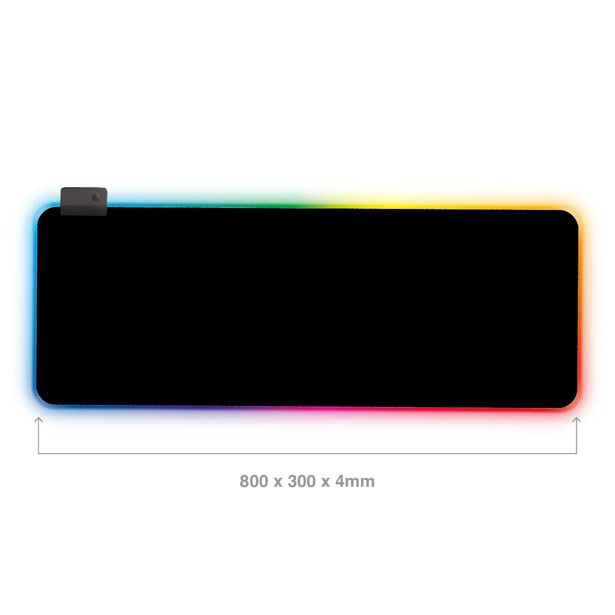 Laser Gaming X-Large LED Gaming Pad (Black) - Image 3