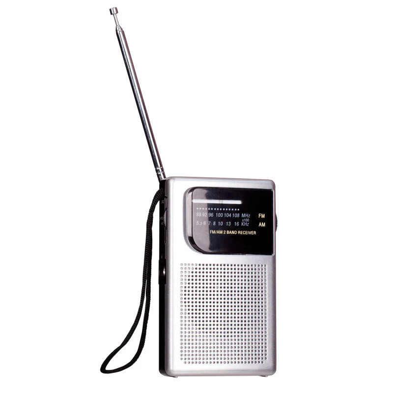 Laser Pocket Radio AM FM Built-in Speaker and Earphones Socket - Image 2