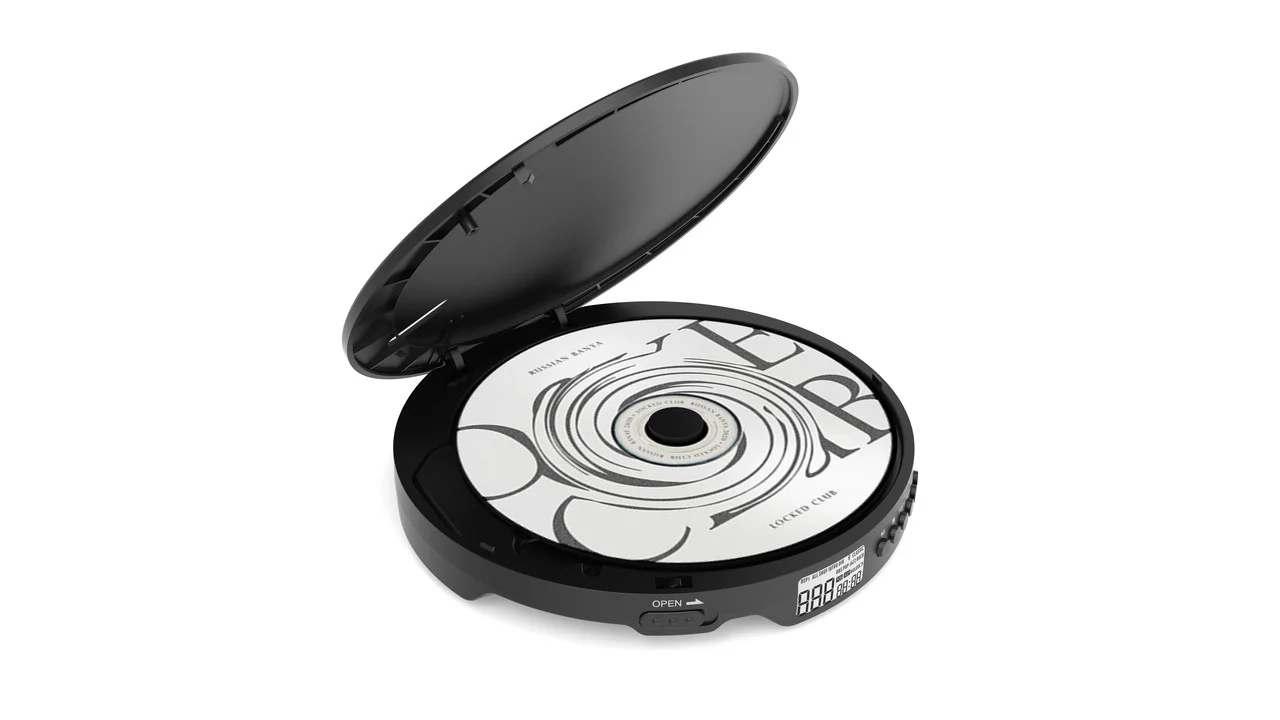 Laser Portable CD/MP3 Player with Anti-Skip + Headphones (Black) - Image 9