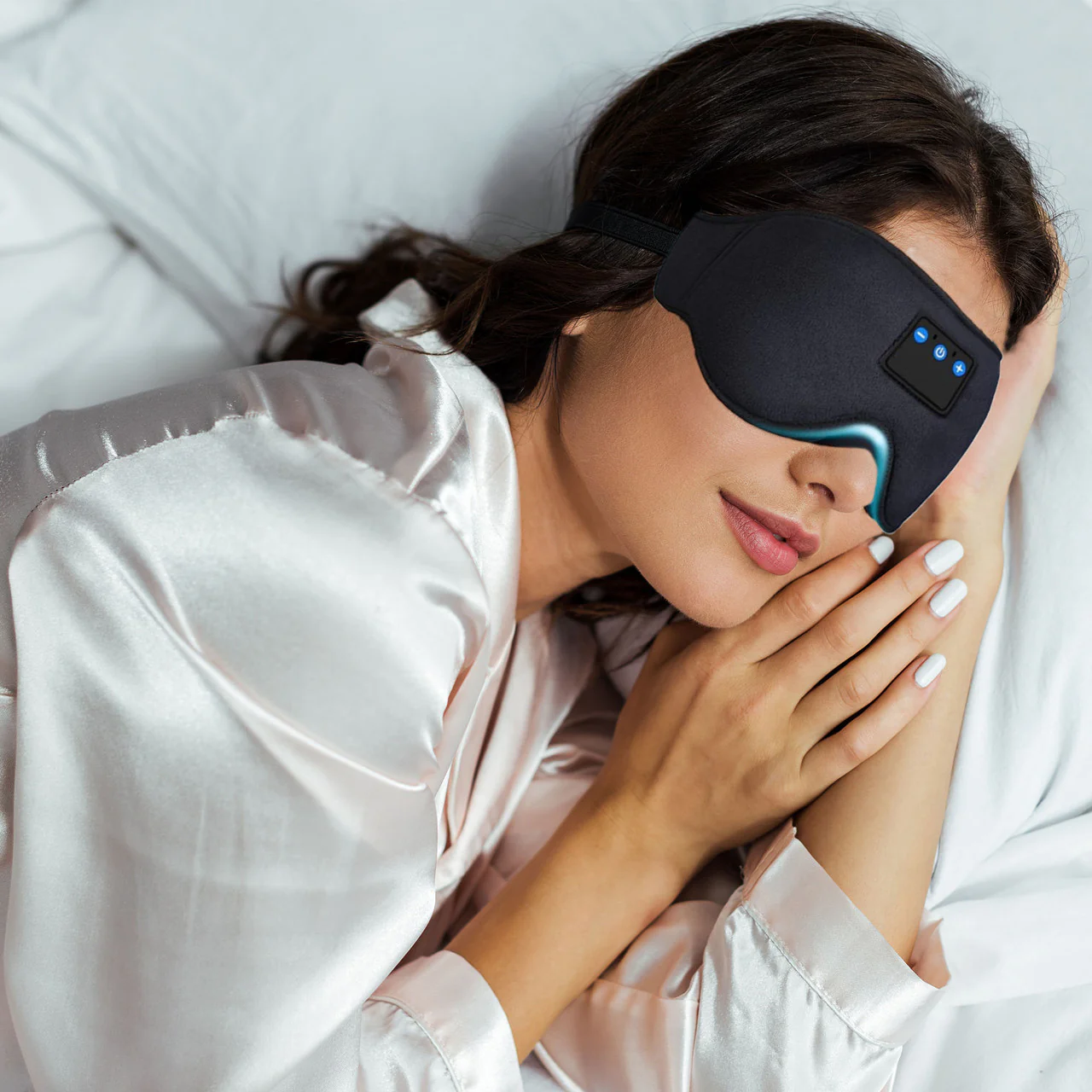 Laser Sleep Mask with Bluetooth Headphones (Black) - Image 5