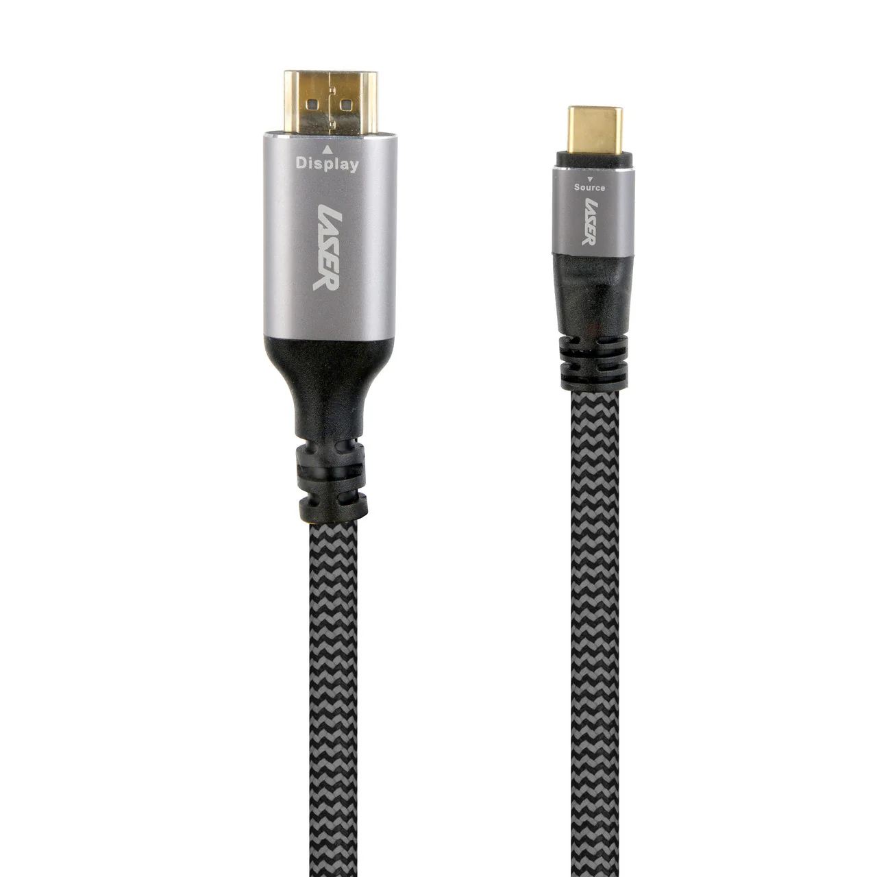 Laser USB-C 3.1 to HDMI 4K Cable 2m (Grey) - Image 2