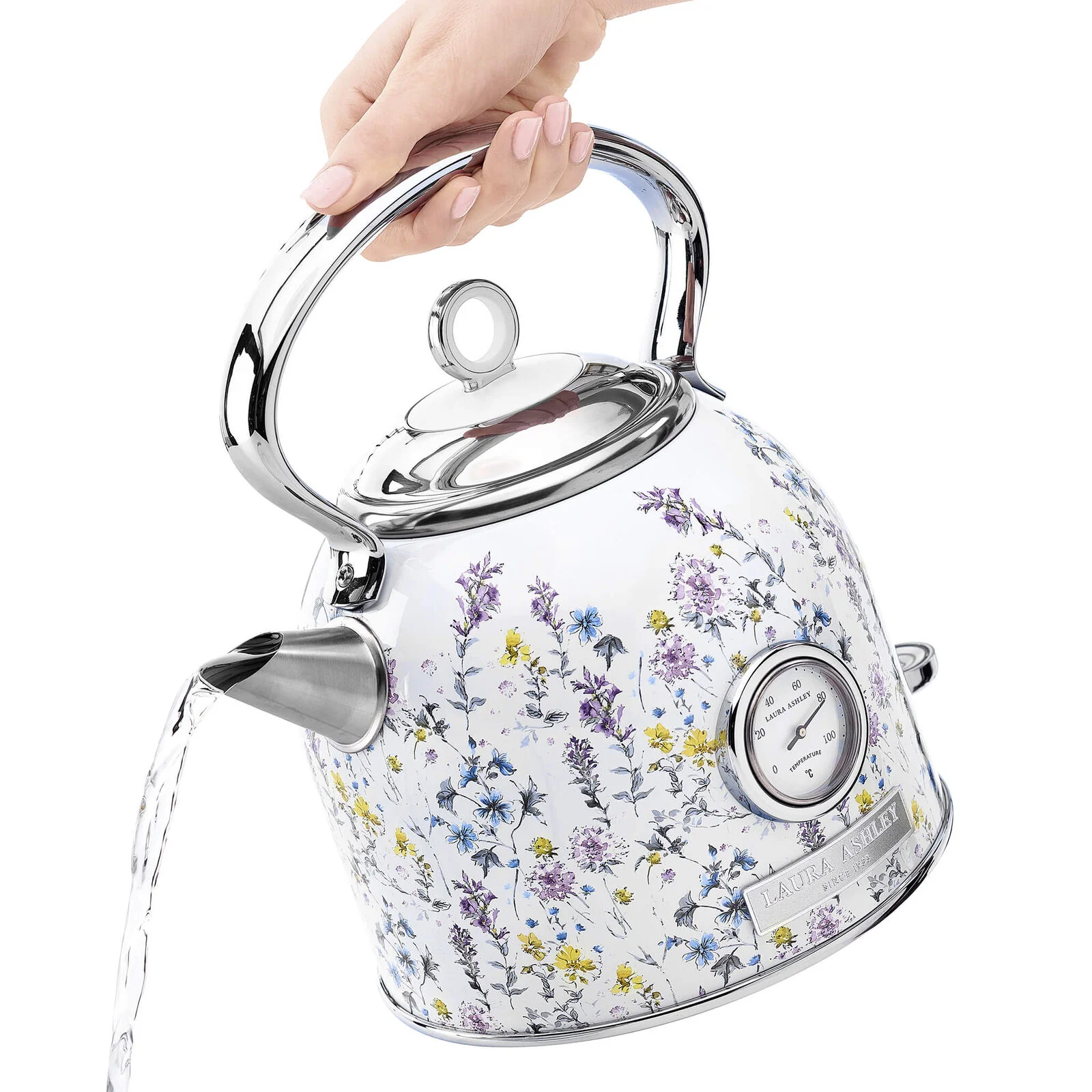 Laura Ashley 1.7L Dome Kettle and 2 Slice Toaster Combo (Wild Meadow) - Image 6
