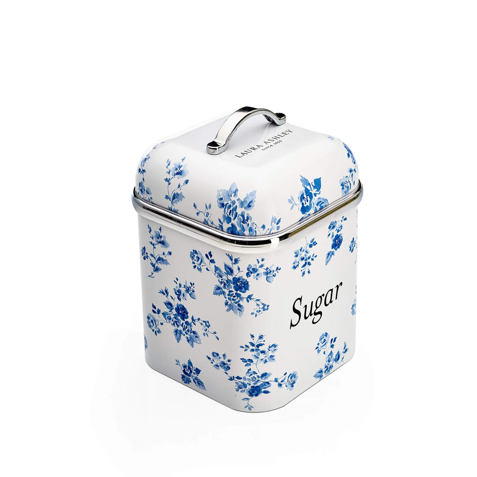 Laura Ashley China Rose Canister Set of 3 White - Image 2