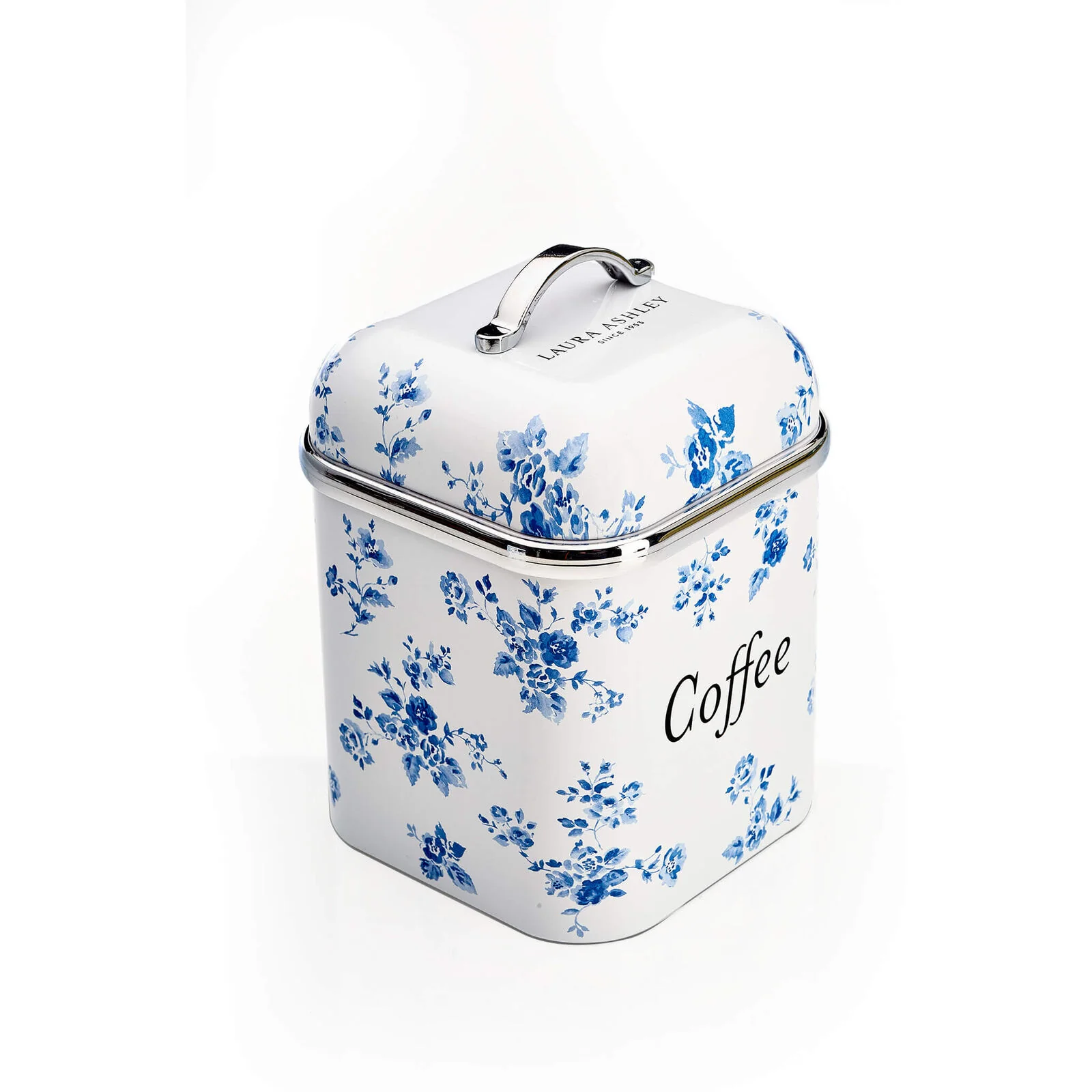 Laura Ashley China Rose Canister Set of 3 White - Image 4