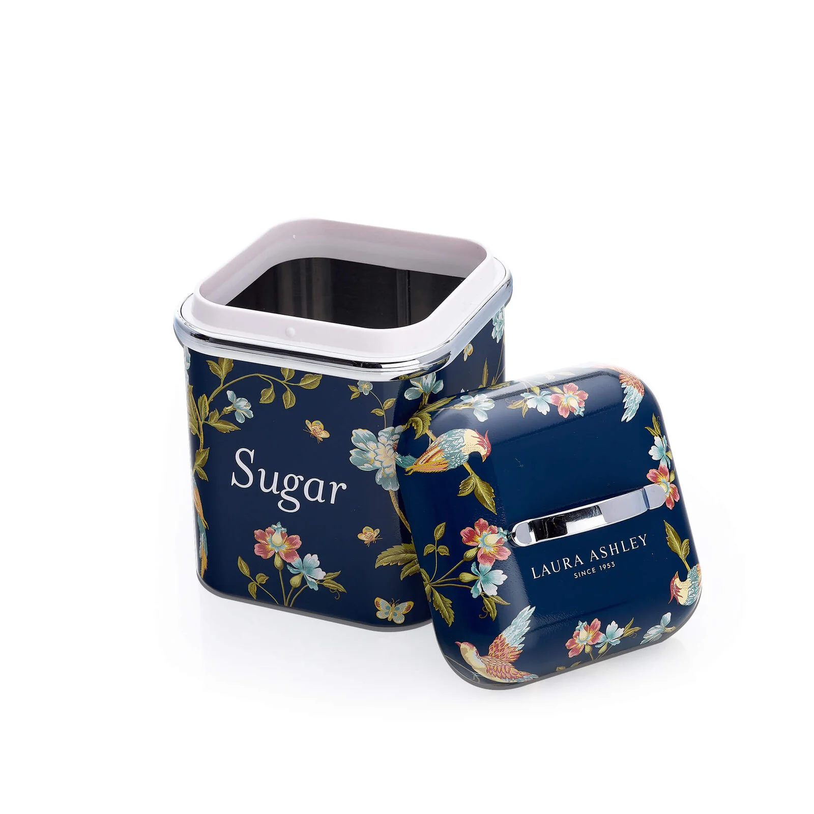 Laura Ashley Elveden Canister Set of 3 Navy Blue - Image 6
