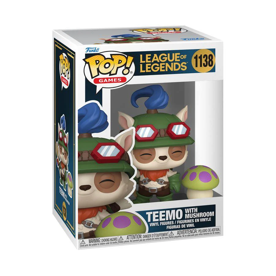 League of Legends - Teemo with Mushroom Pop! Vinyl - Image 2