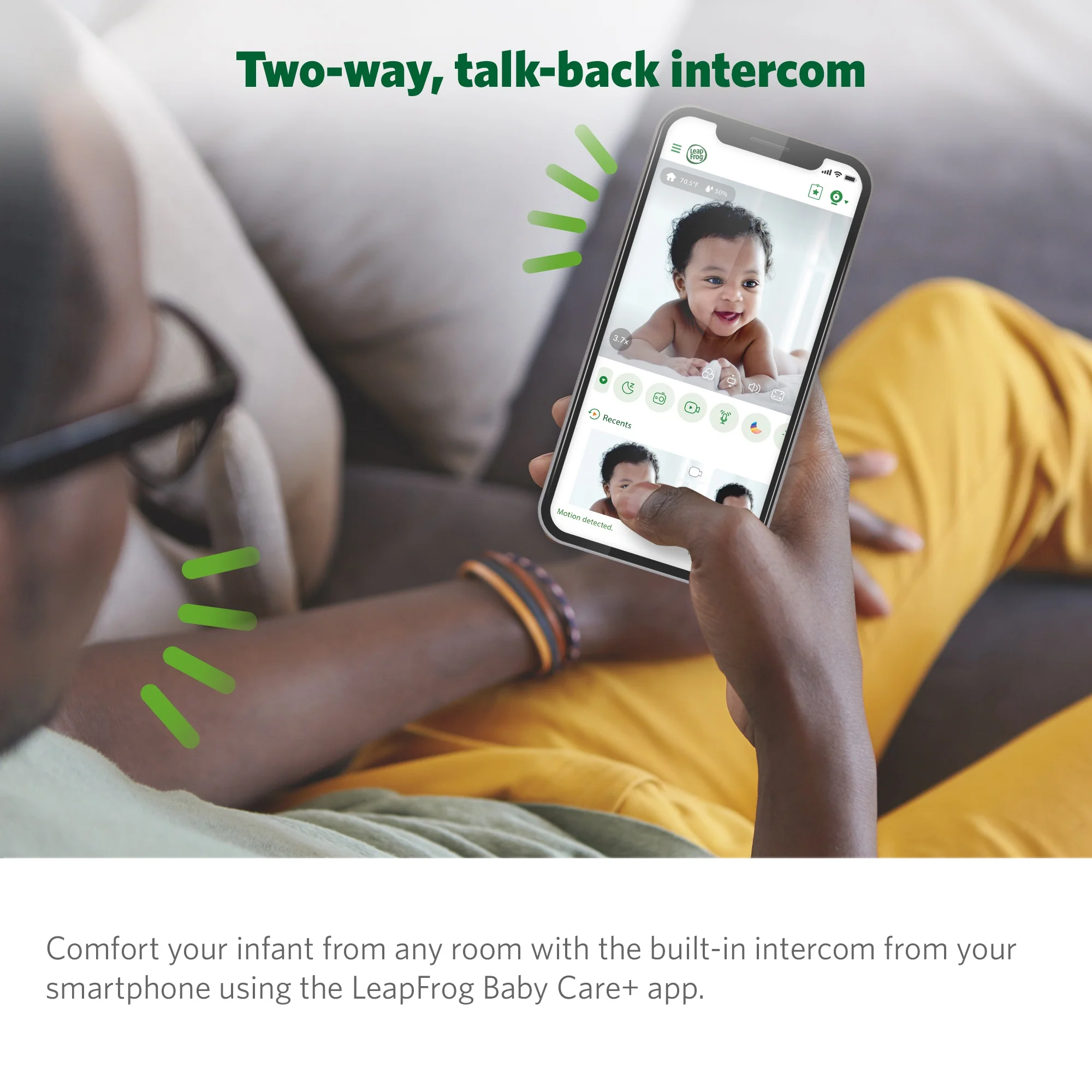 LeapFrog LF2911 High Definition Wi-Fi Camera Pan and Tilt Baby Monitor - Image 5