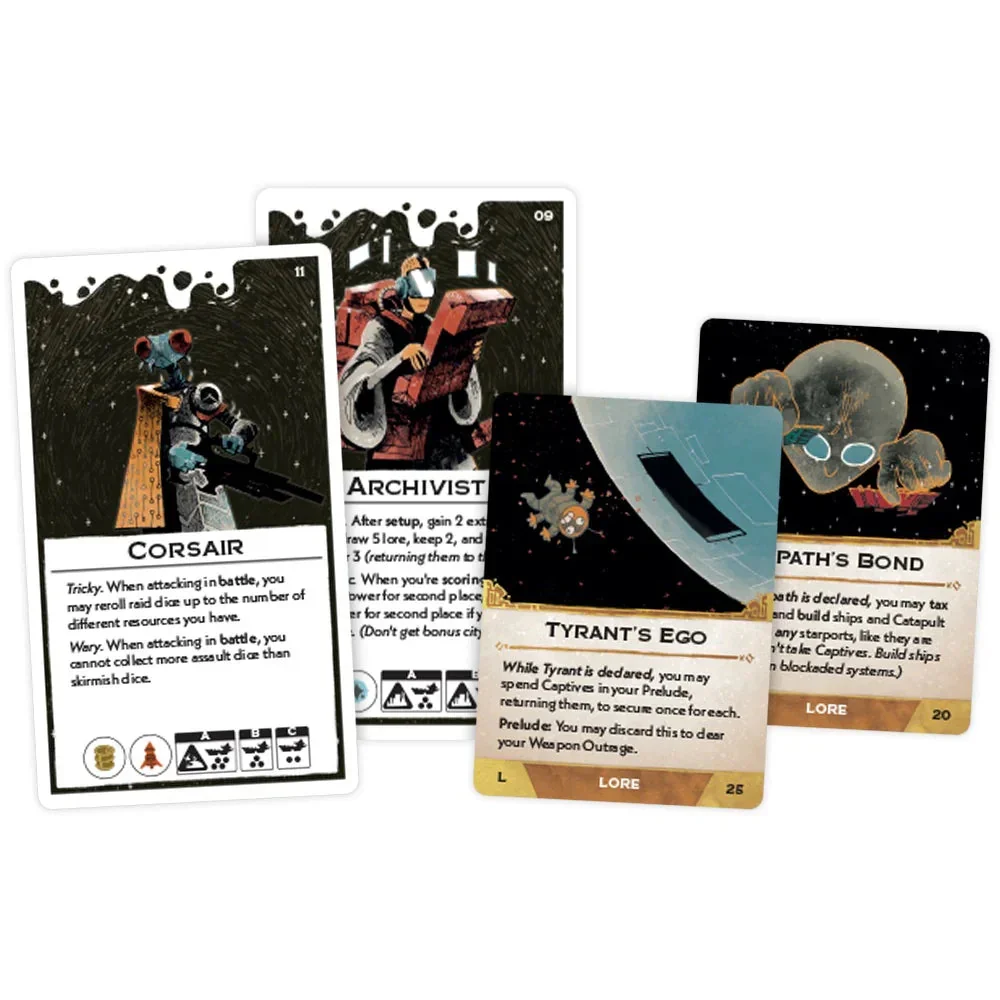 Leder Games Arcs Leaders & Lore Pack Tabletop Strategy Game Expansion - Image 2