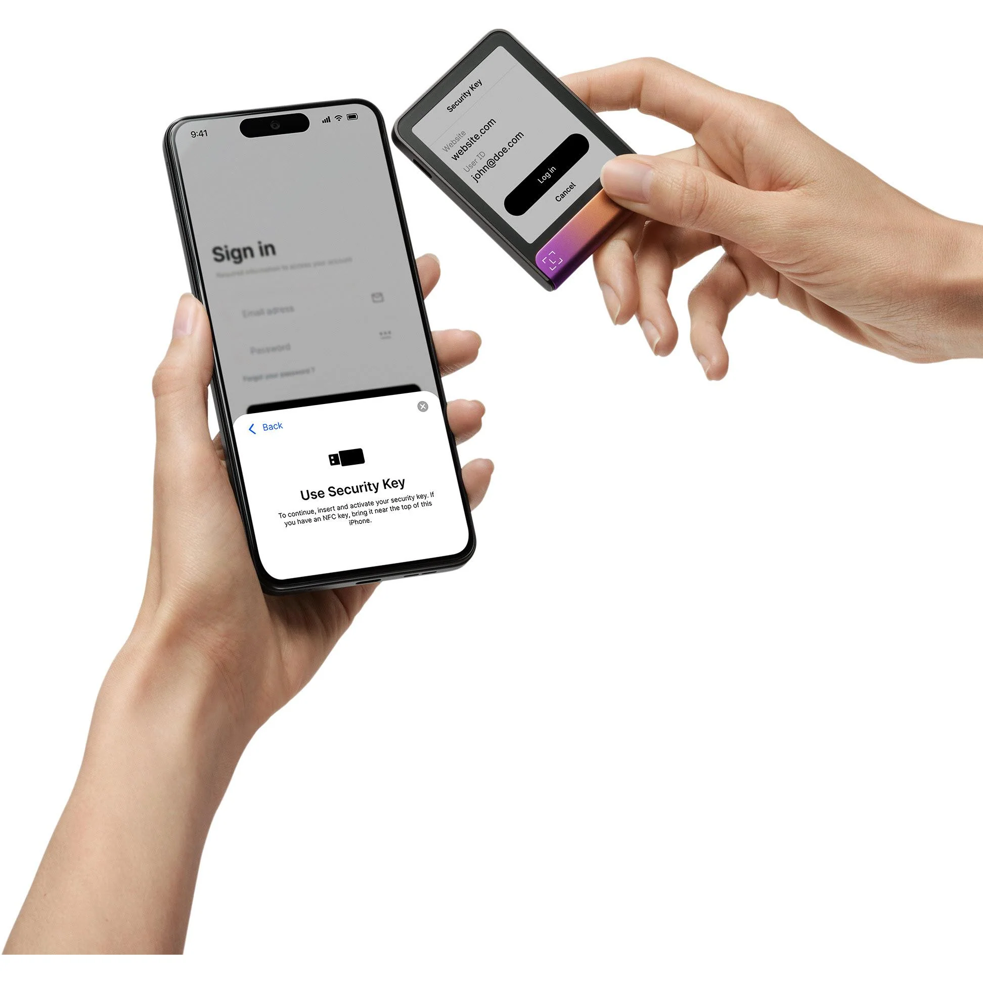 Ledger Flex Crypto Hardware Wallet with Recovery Key (Ferro Fuchsia) - Image 3