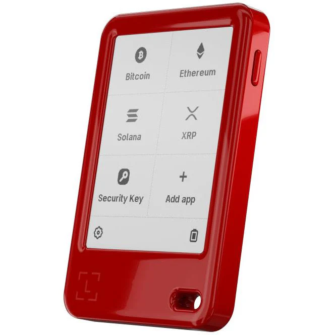 Ledger Nano Gen5 Hardware Wallet with Recovery Key (Cherry Red) - Image 2