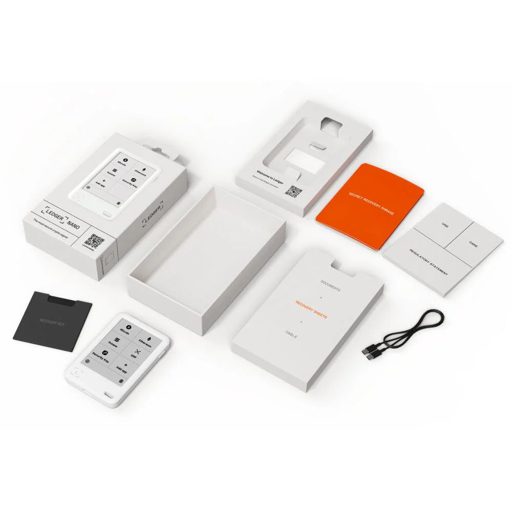 Ledger Nano Gen5 Hardware Wallet with Recovery Key (Glacier White) - Image 7