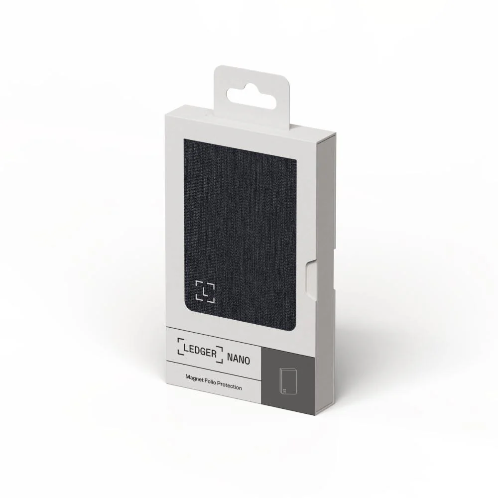 Ledger Nano Gen5 Magnet Folio Case (Business Charcoal) - Image 5