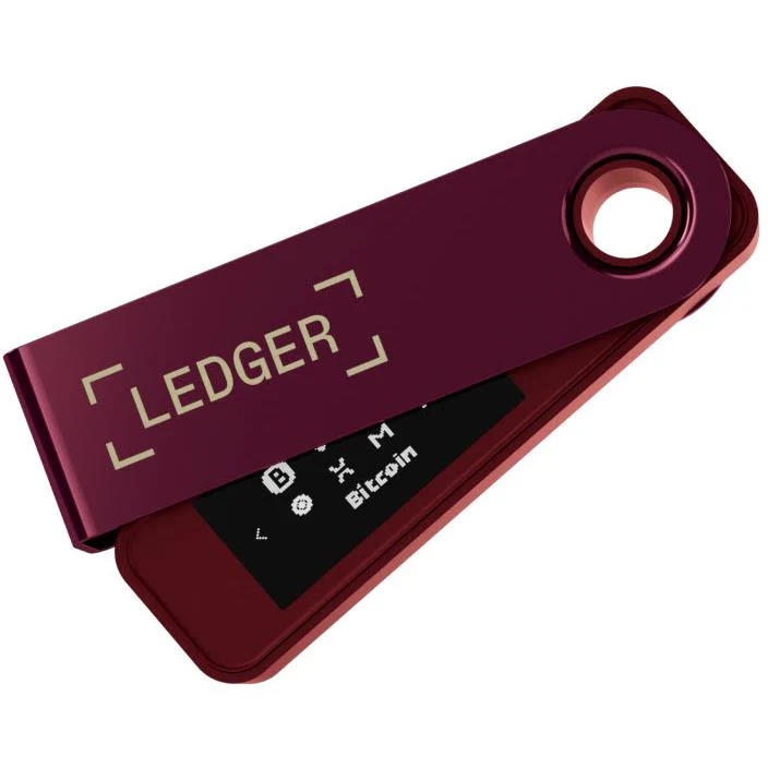 Ledger Nano S Plus Crypto Hardware Wallet (Crimson Magneta) - Image 3