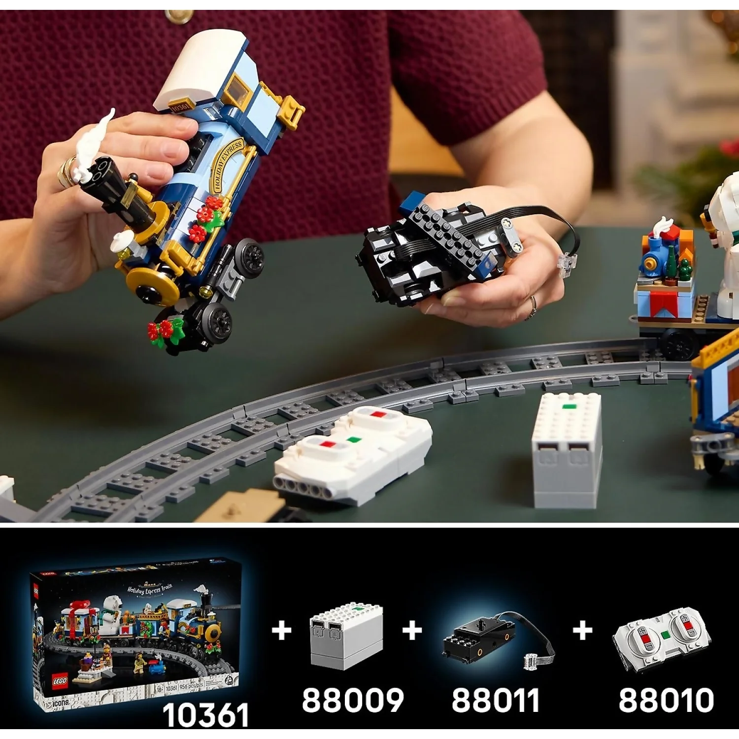 LEGO 10361 Holiday Express Train - Icons - Image 7