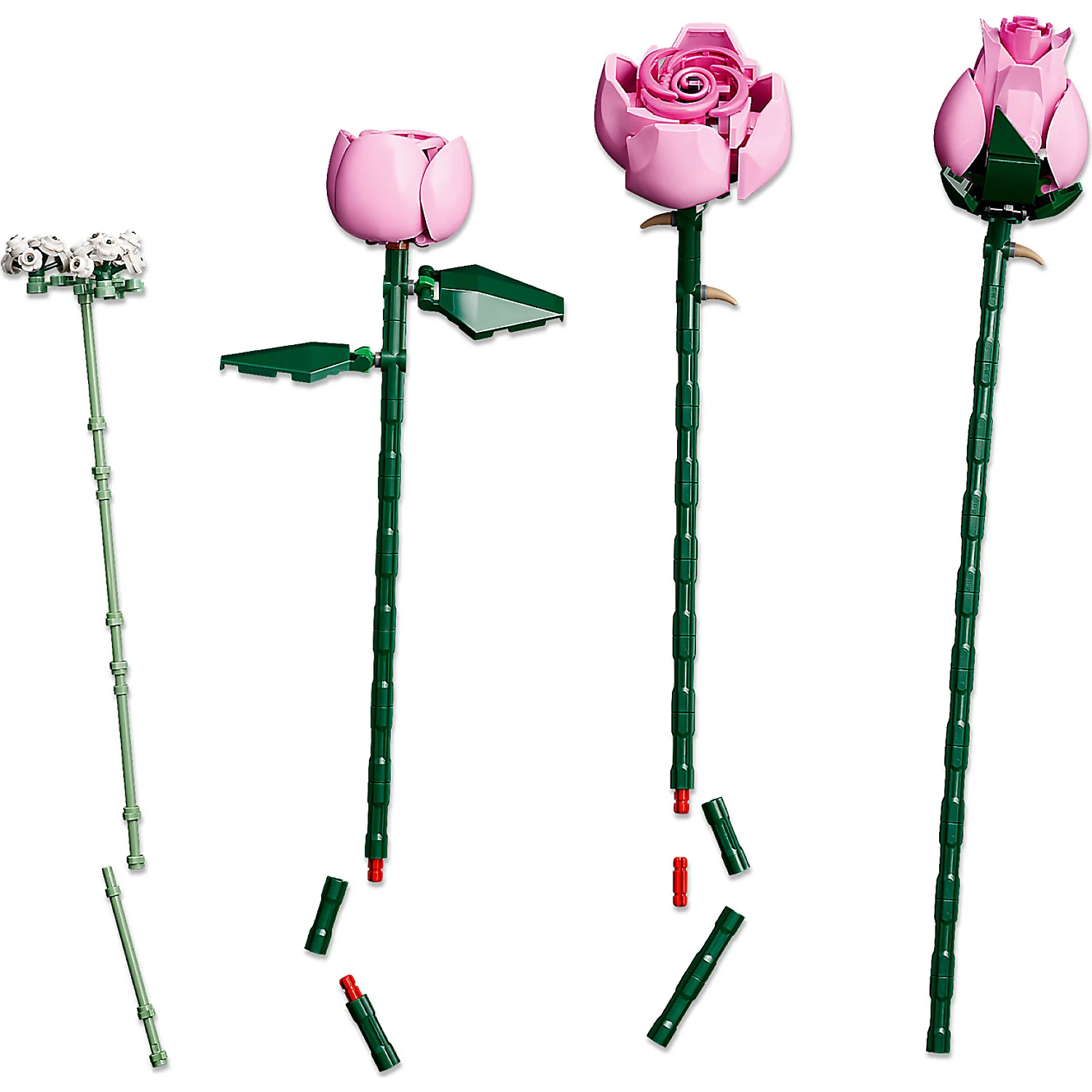 LEGO 10374 Bouquet of Pink Roses - Botanical Collection - Image 9