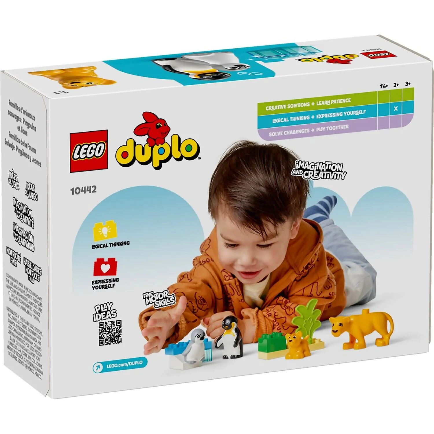 LEGO 10442 Wild Animal Families: Penguins & Lions - Duplo - Image 5