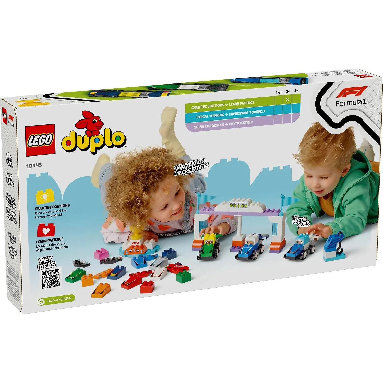 LEGO 10445 F1® Team Race Cars & Drivers - Duplo - Image 7