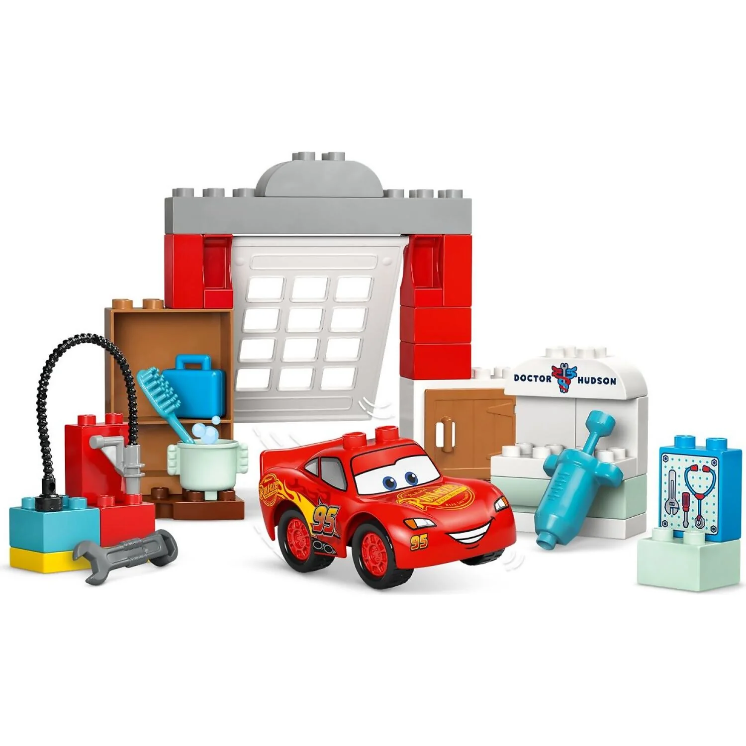 LEGO 10456 McQueens Visit to Docs Garage - Duplo - Image 3