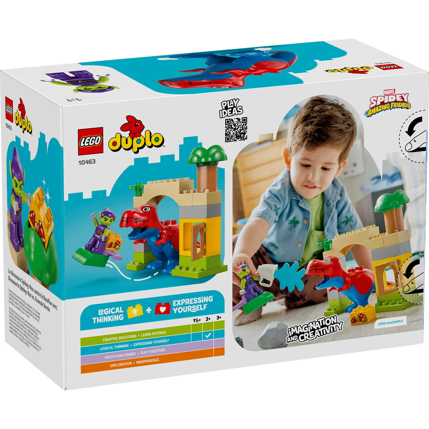 LEGO 10463 Dinosaur Spidey-Rex vs. Green Goblin - Duplo - Image 8