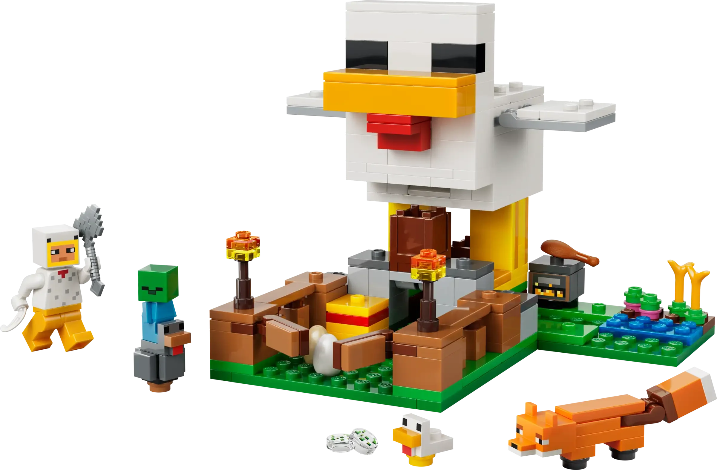 LEGO 21585 Chicken Farm - Minecraft - Image 2