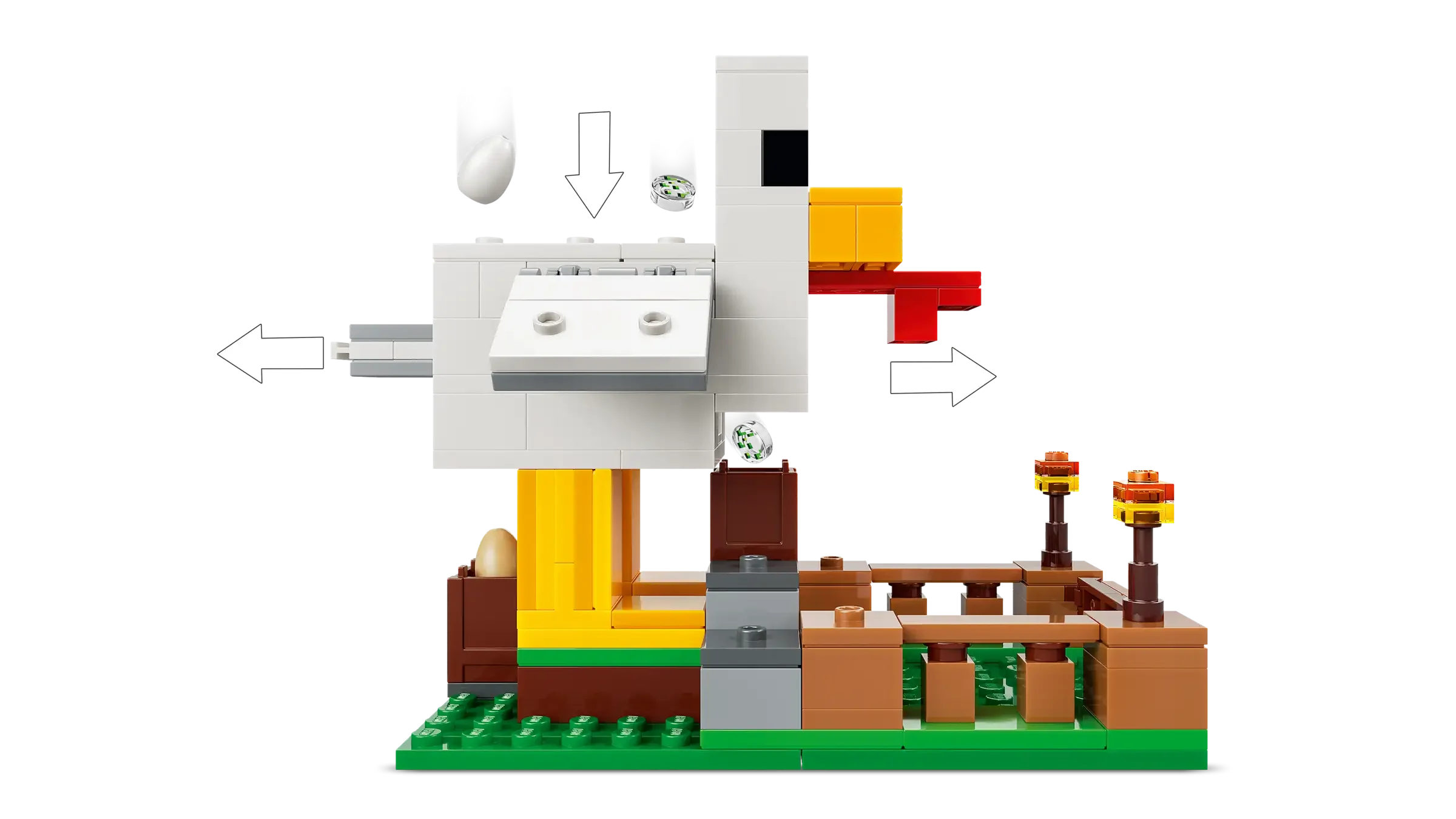LEGO 21585 Chicken Farm - Minecraft - Image 5