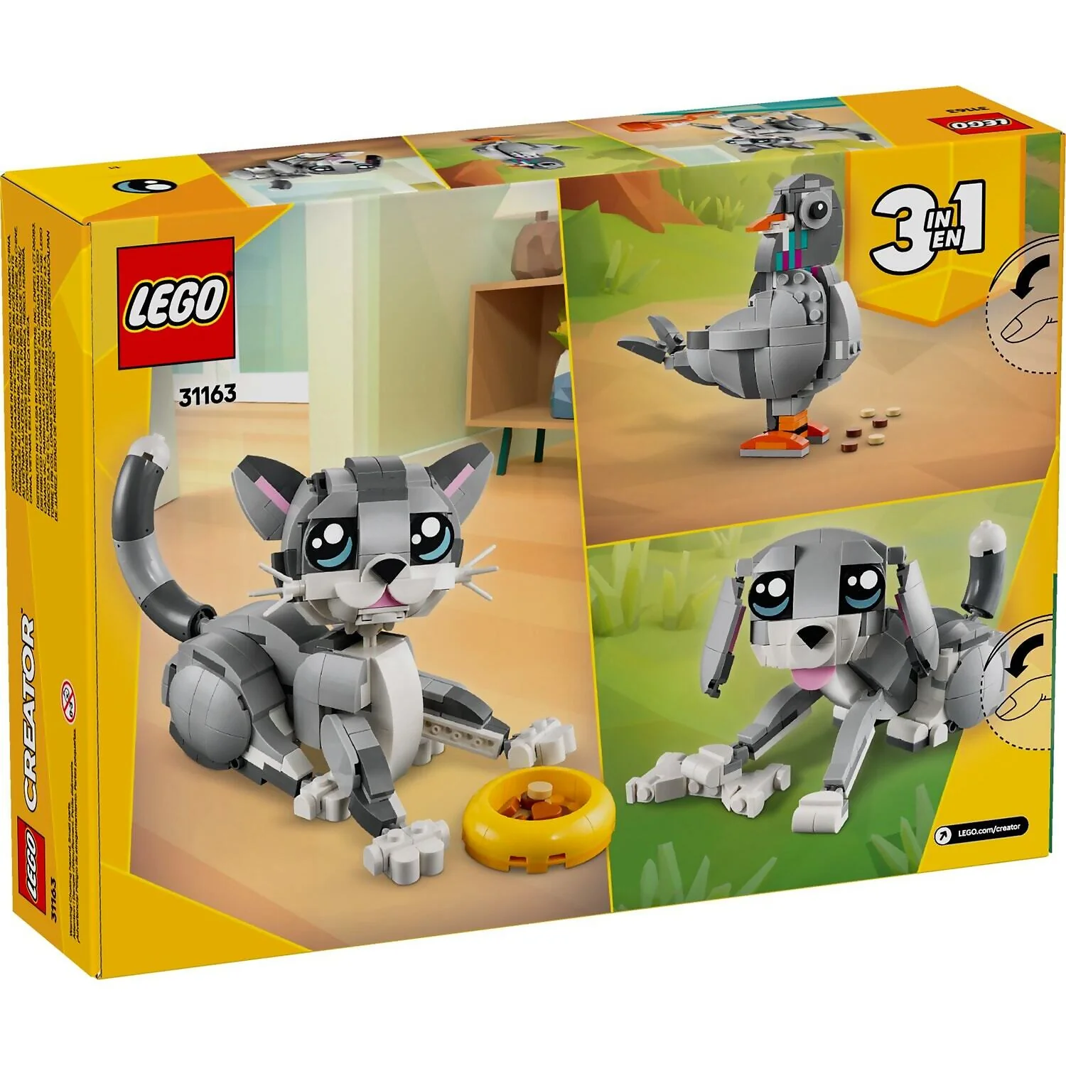 LEGO 31163 Playful Cat - LEGO Creator 3-in-1 - Image 7
