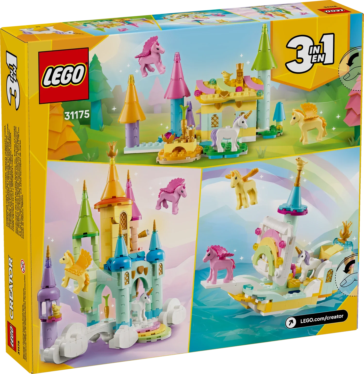 LEGO 31175 Unicorn Castle - Creator 3-in-1 - Image 2