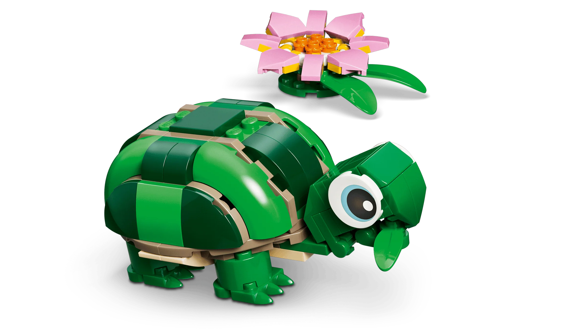 LEGO 31377 Turtle with a Water Lily Flower - Creator 3-in-1 - Image 5