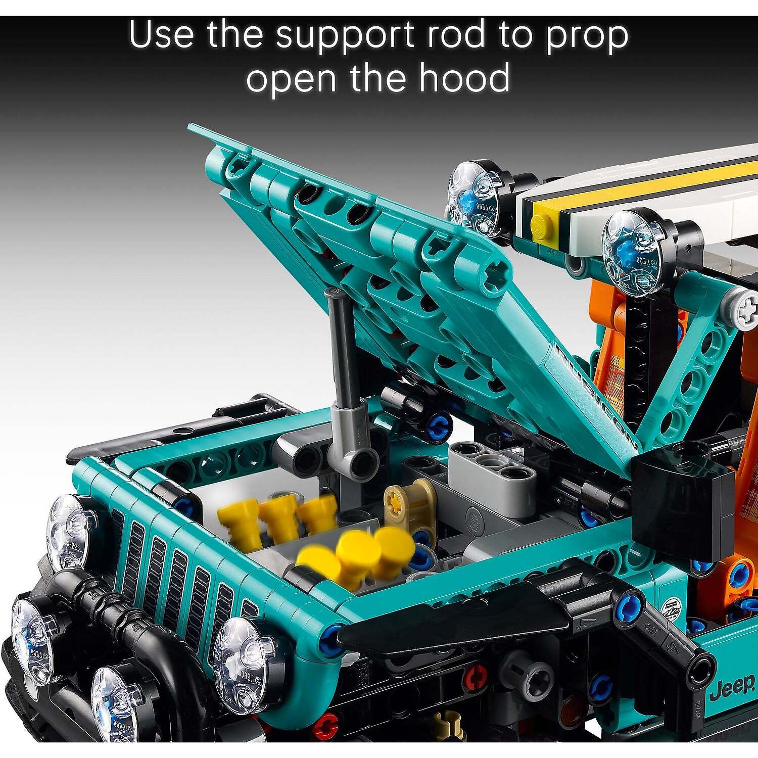 LEGO 42227 Jeep Wrangler Rubicon SUV - Technic - Image 6