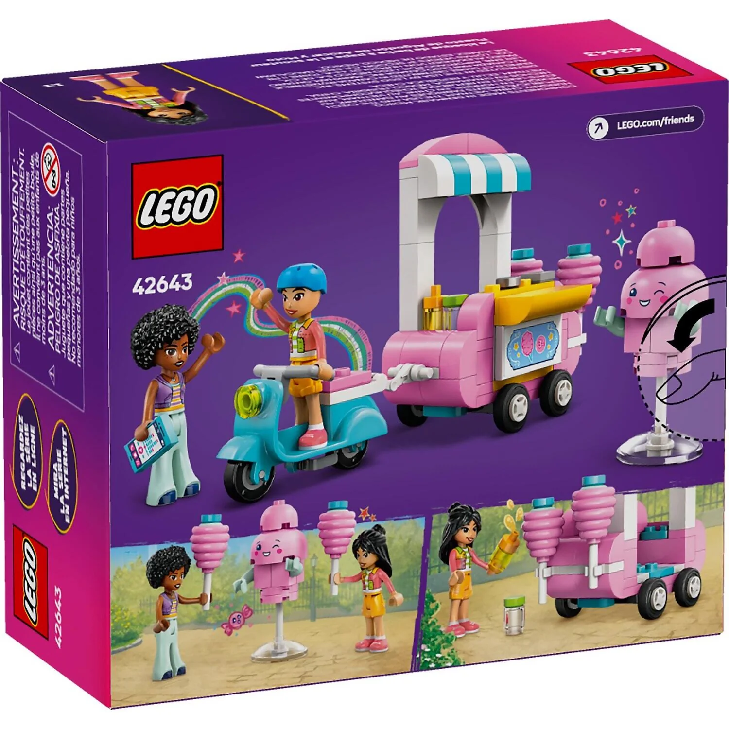 LEGO 42643 Cotton Candy Stand And Scooter - LEGO Friends - Image 5