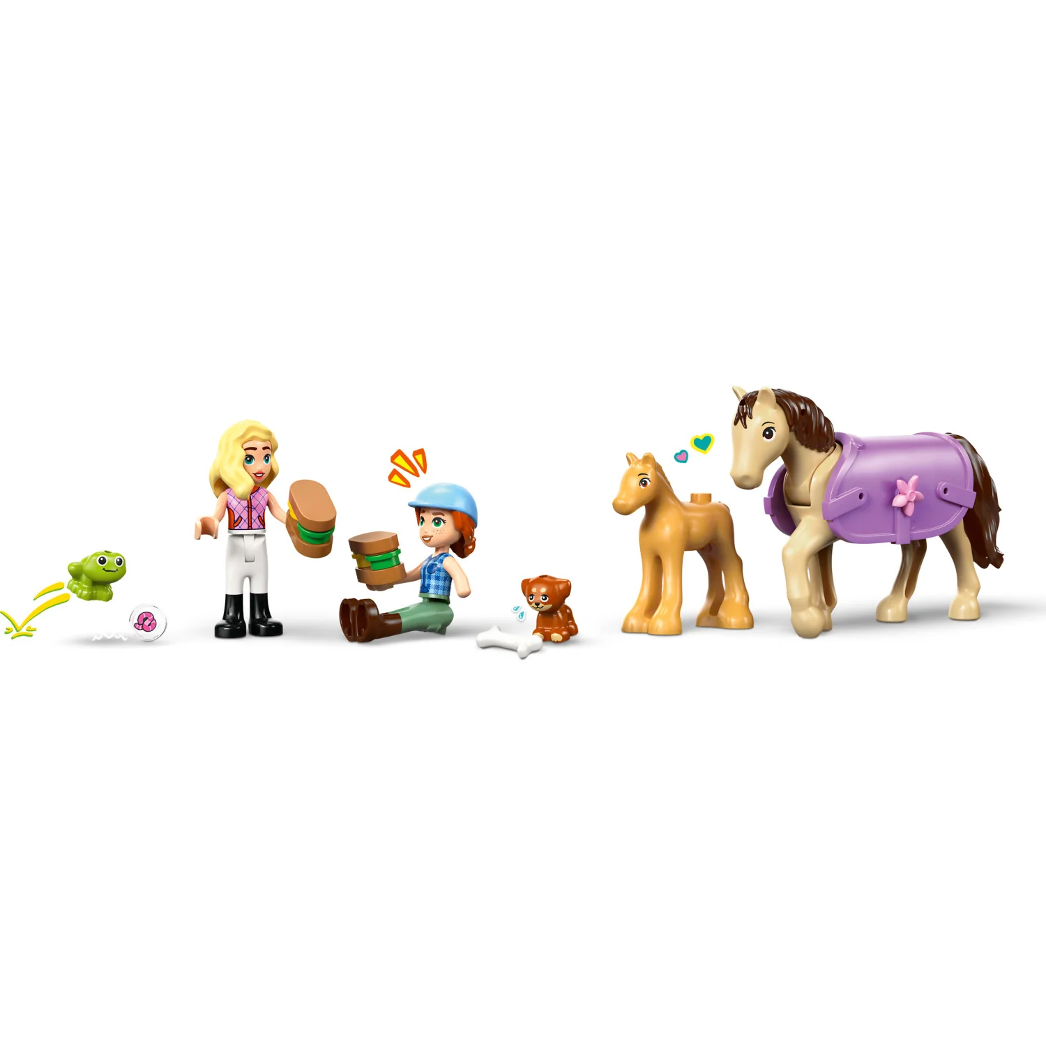 LEGO 42695 Horse & Baby Foal Trailer - Friends - Image 4