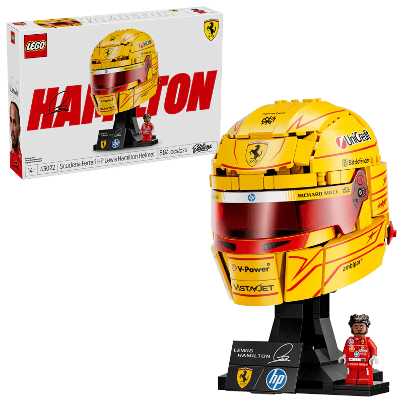 Lego 43022 Scuderia Ferrari HP Lewis Hamilton Helmet - Image 2