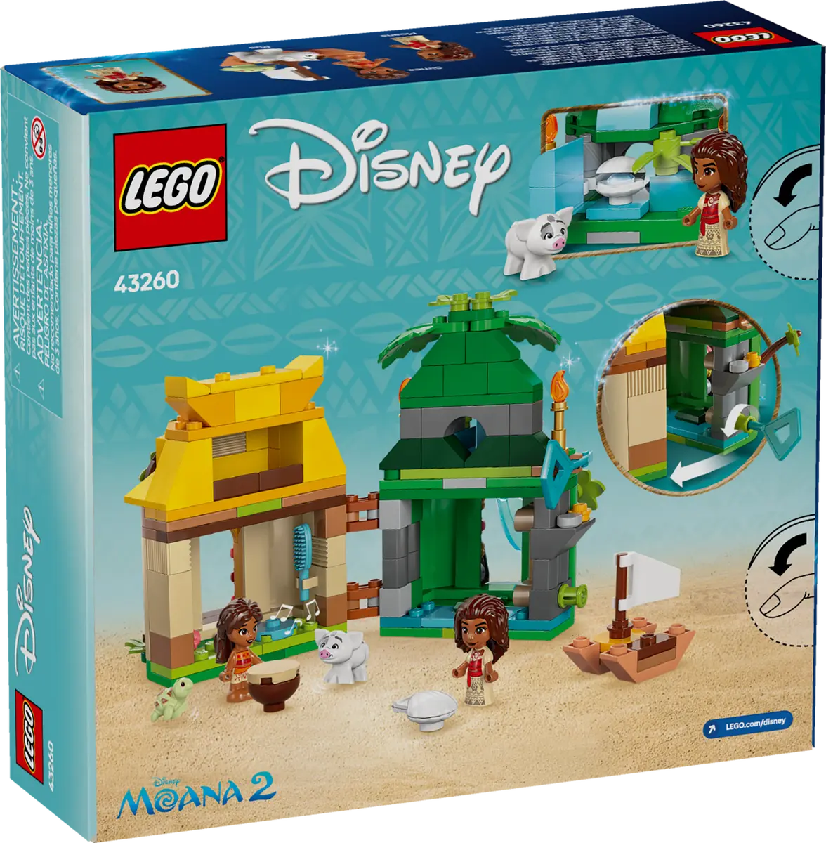 LEGO 43260 Moanas Island Fun - Disney Princess - Image 5