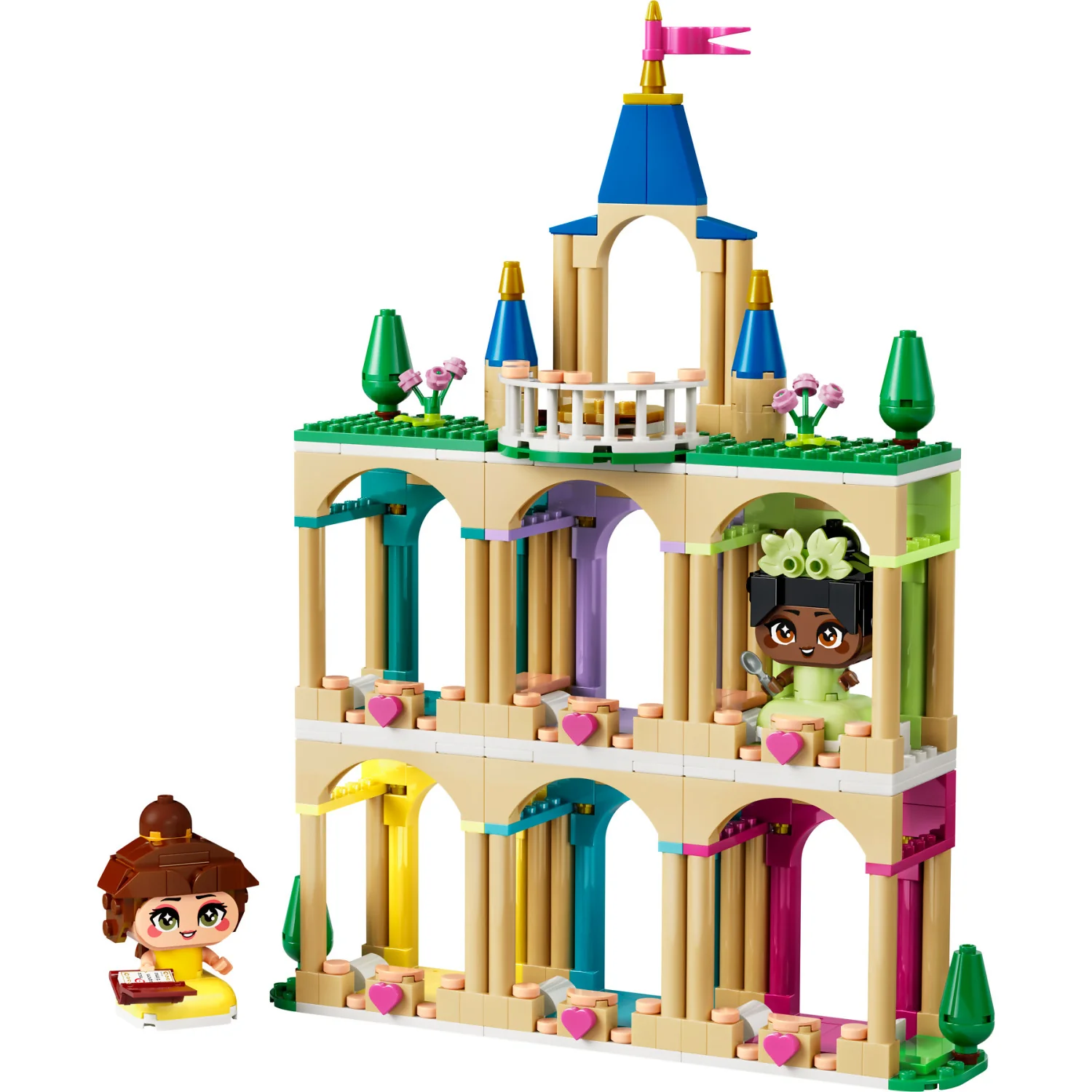 LEGO 43291 Mini Belle and Tiana with Castle - Disney - Image 2