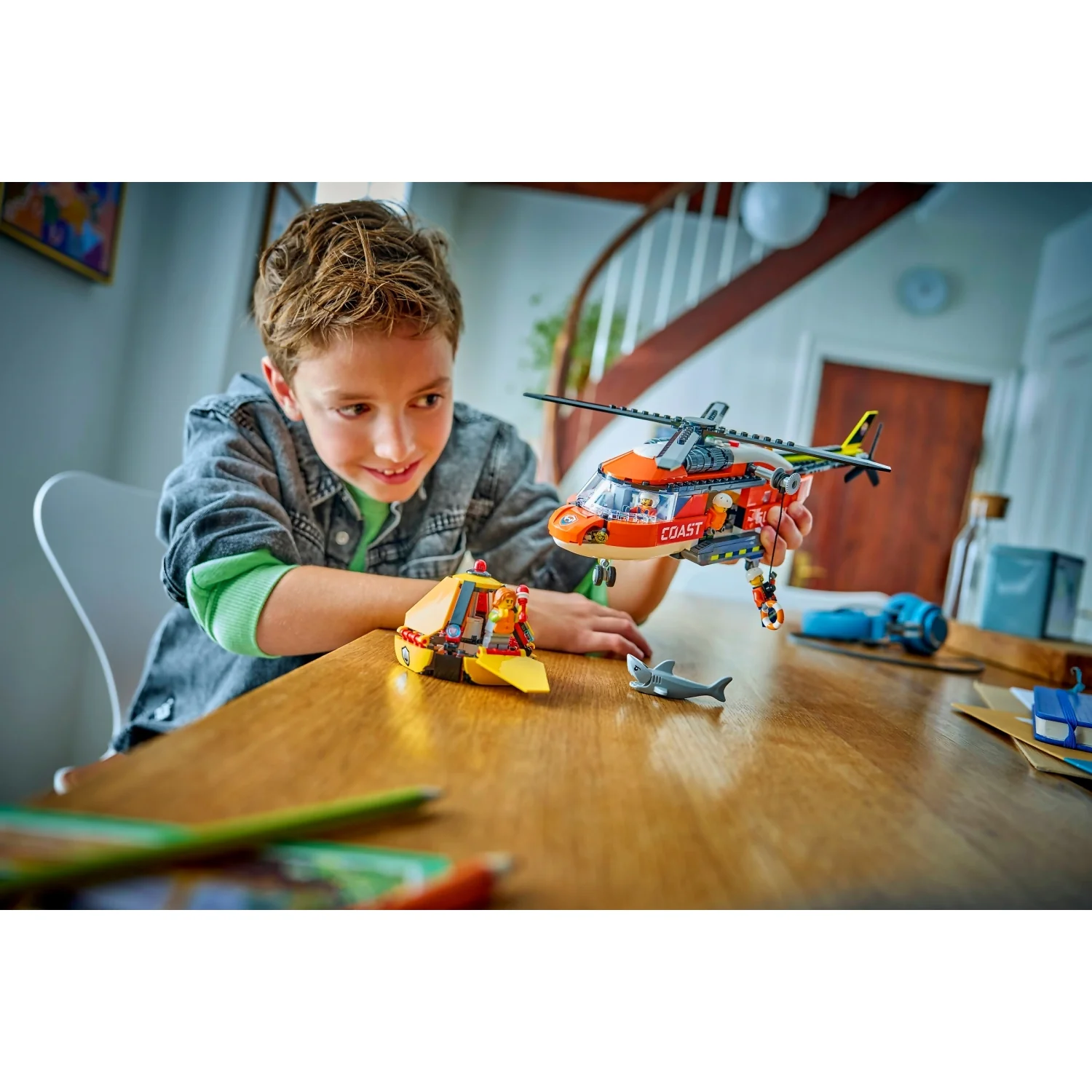 LEGO 60503 Coast Guard Helicopter - City - Image 8