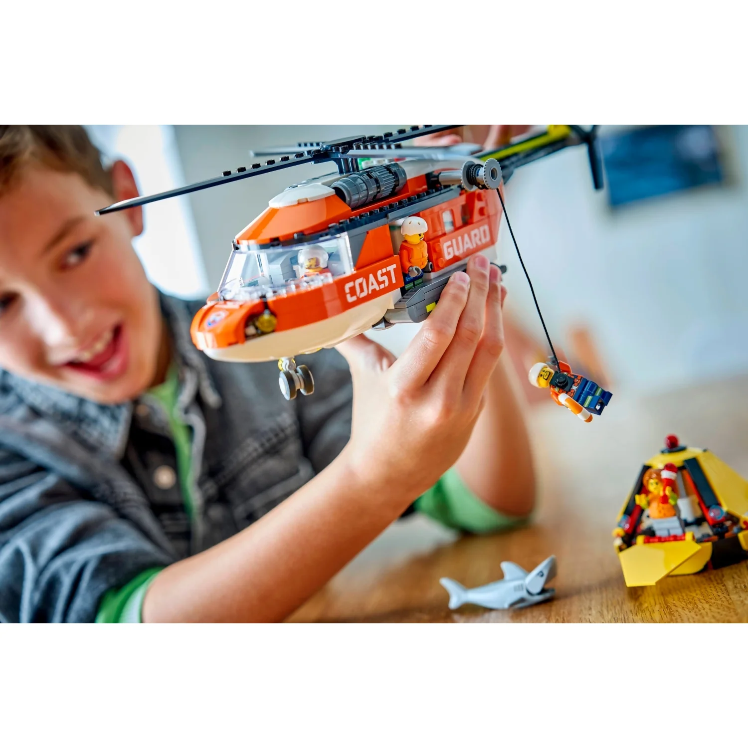 LEGO 60503 Coast Guard Helicopter - City - Image 9