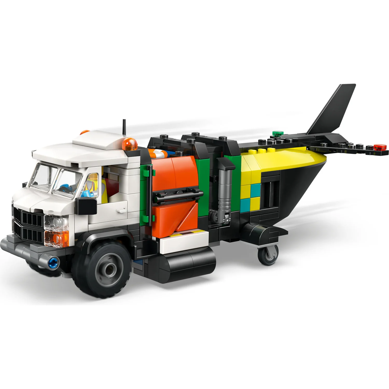 LEGO 60505 Airplane Service Truck and Hovercraft Remix - City - Image 3