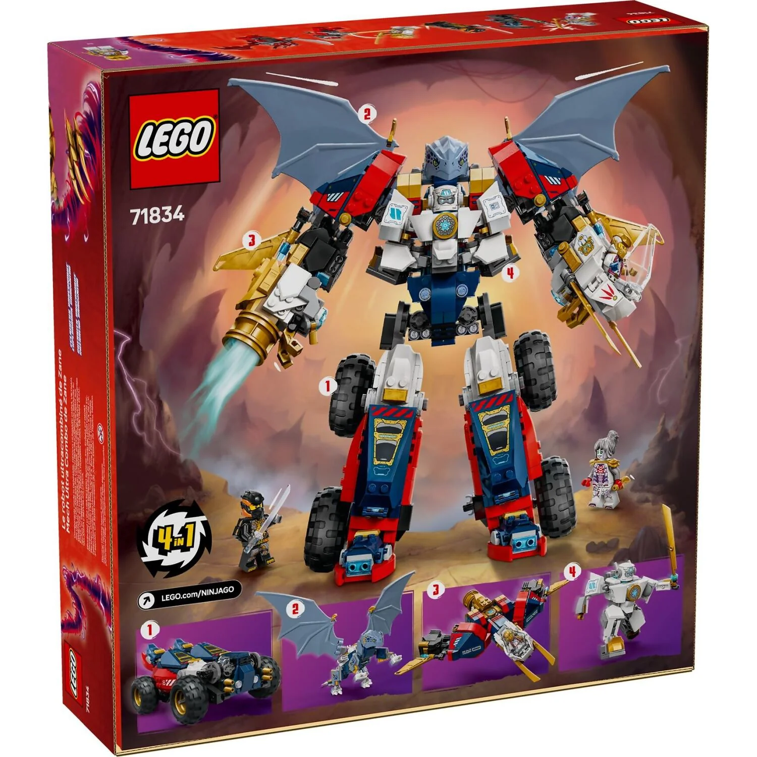 LEGO 71834 Zanes Ultra Combiner Mech - Ninjago - Image 7