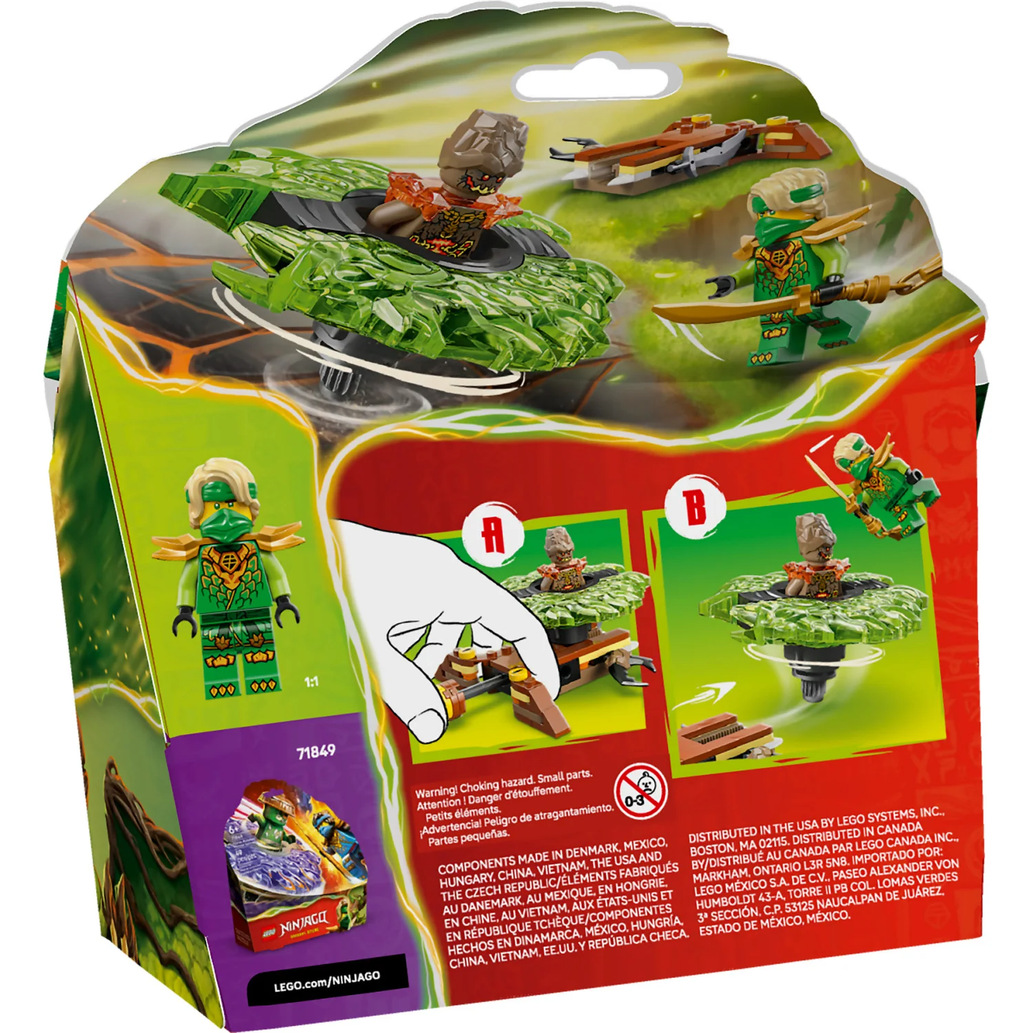 LEGO 71850 Lloyd vs. Earth Monster Spinner - Ninjago - Image 8