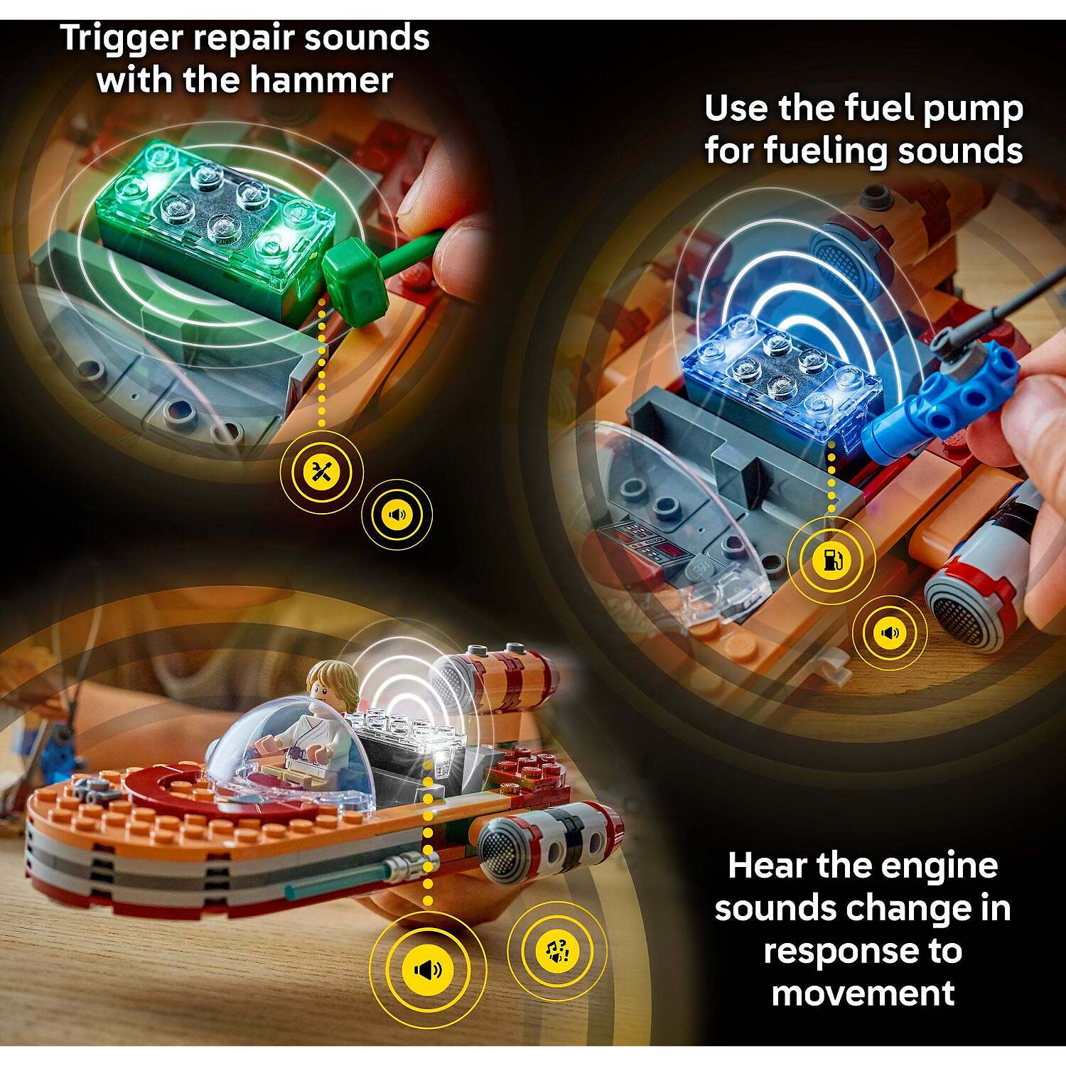 LEGO 75420 SMART Play Compatible: Luke's Landspeeder - Star Wars - Image 8